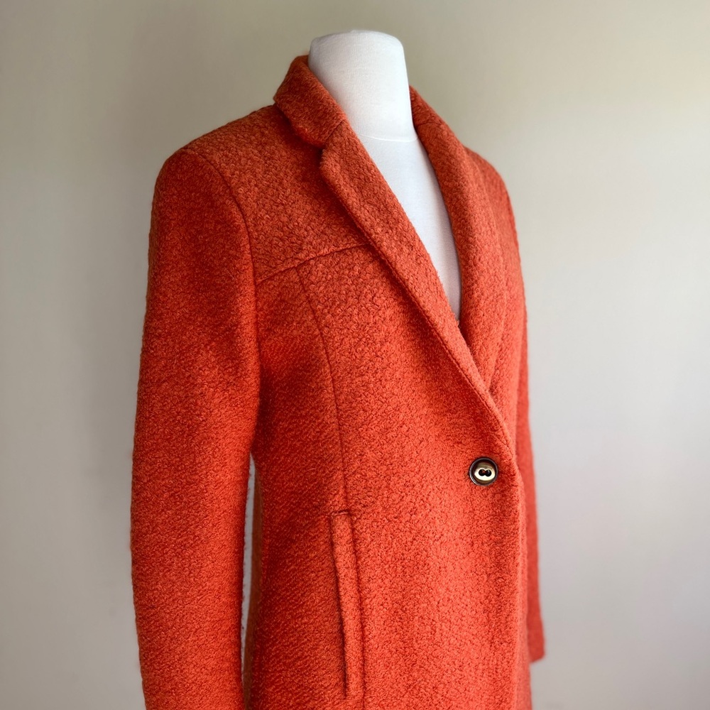 Kenneth Cole New York Orange Coat